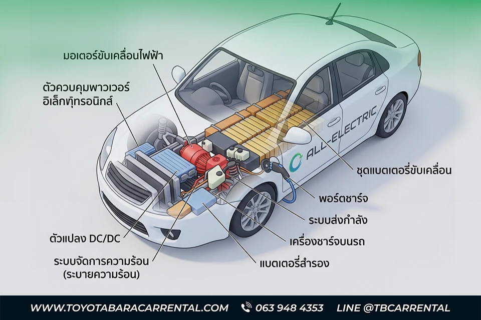 รถยนต์ไฟฟ้าล้วนทำงานอย่างไร? ไขข้อสงสัยก่อนตัดสินใจขับ EV